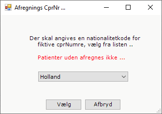 Afregnings CPR-nr