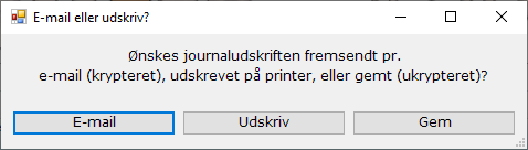 e-mail eller udskriv